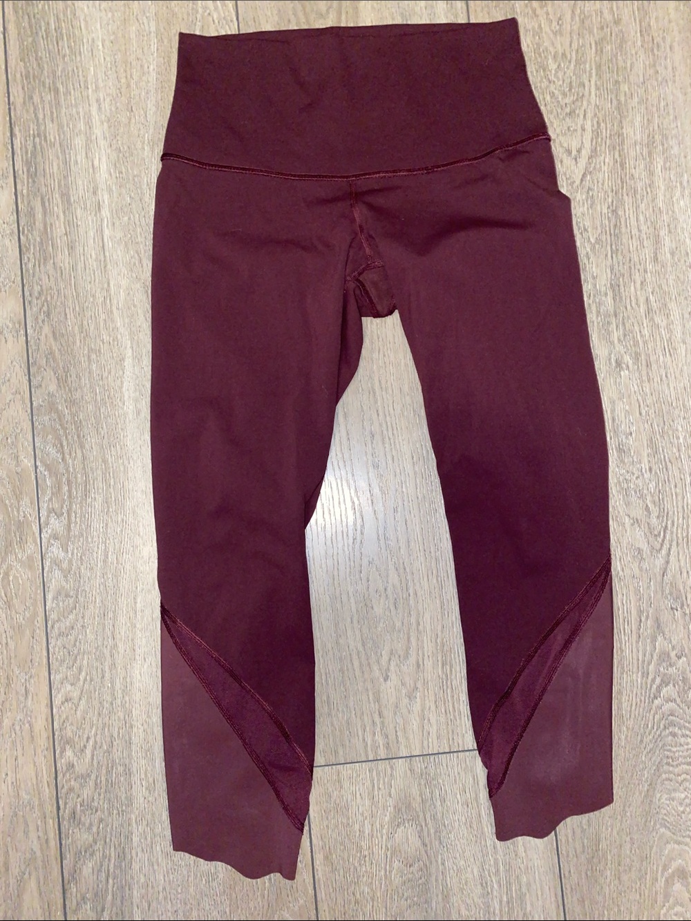 Lululemon Burgundy leggings size 4